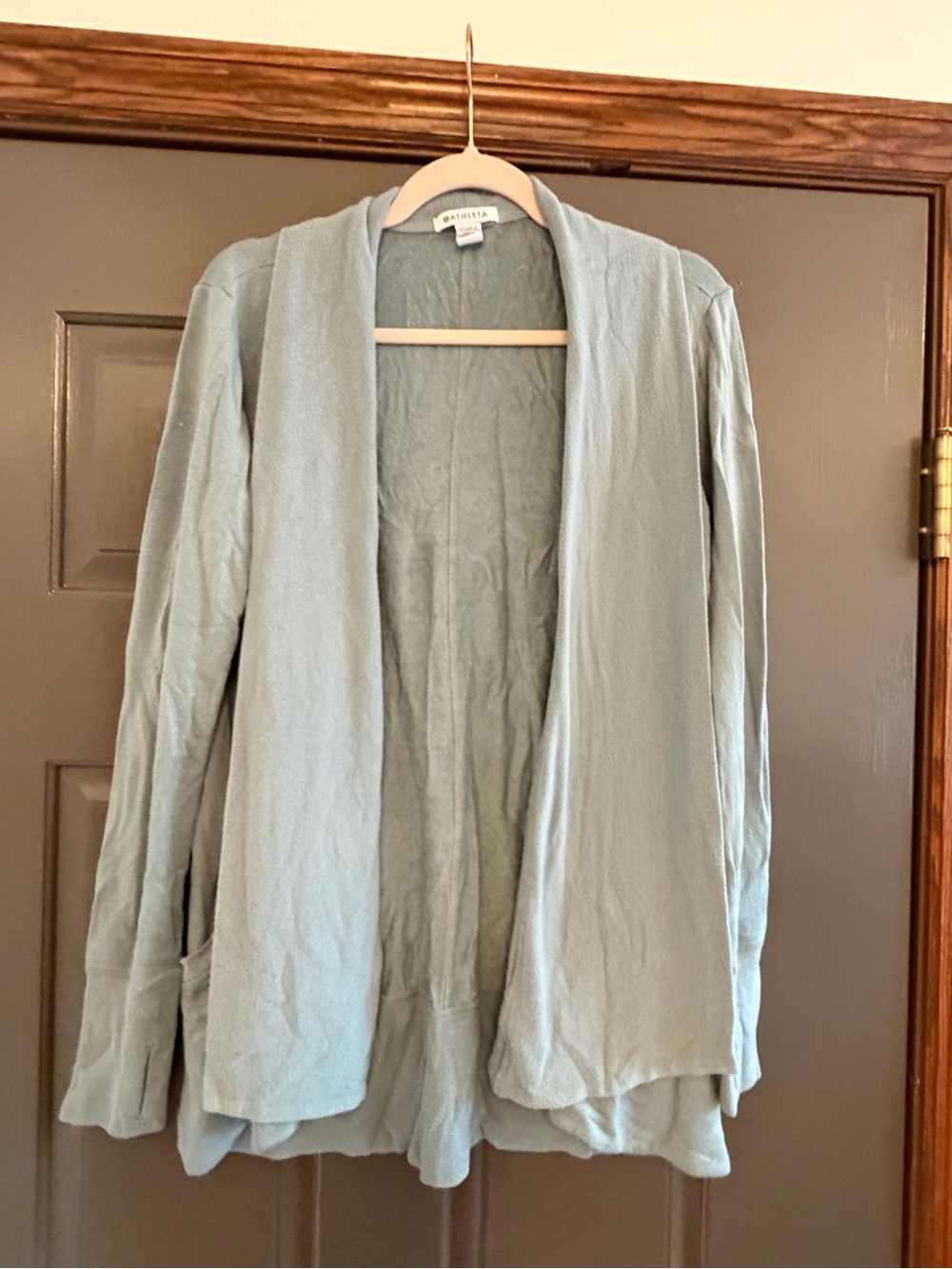 Athleta Sage Green Knit Top